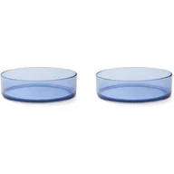 Miseczki i talerzyki dla dzieci - Liewood - Minimalistyczne miseczki Nara 2-pak - Surf blue - miniaturka - grafika 1