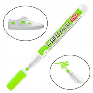 Przybory szkolne - !TOMA MARKER PISAK T-SHIRT DO UBRAŃ TKANIN TO-744 FLUO ZIELONY - miniaturka - grafika 1