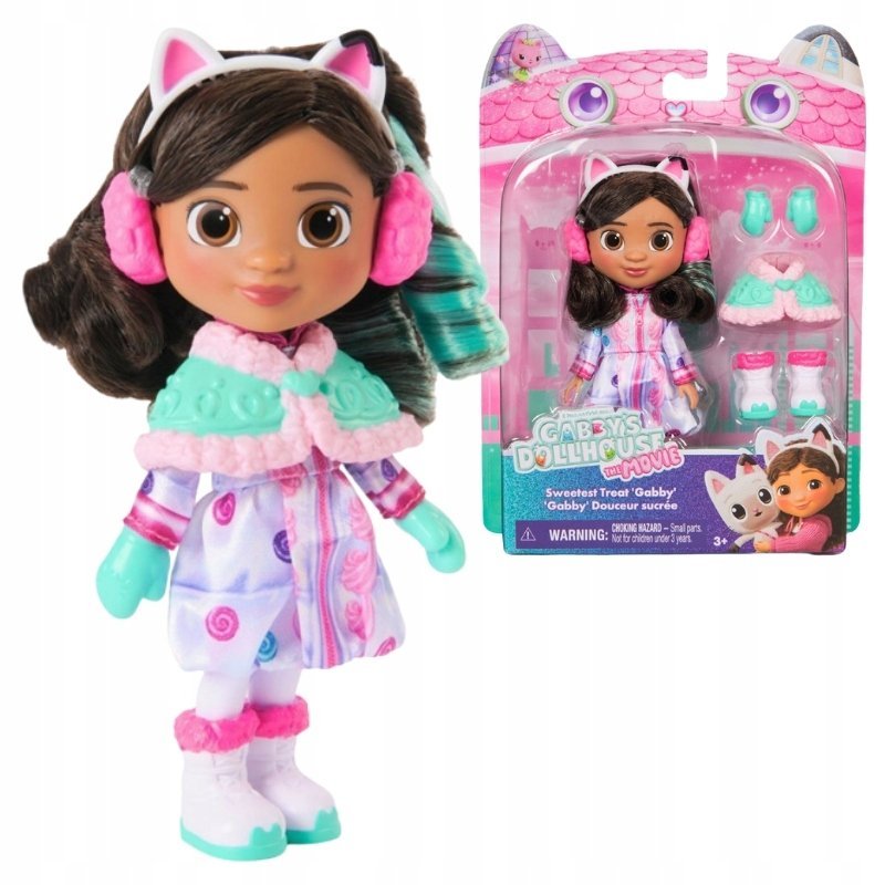 SPIN MASTER GABBY'S DOLLHOUSE KOCI DOMEK GABI ZESTAW LALKA + AKCESORIA