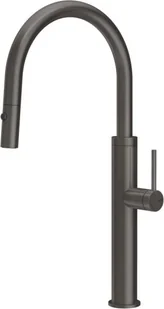 Bateria stojąca GESSI GESSI 316 Czarny metal sczotkowany PVD 60022#707 - Baterie kuchenne - miniaturka - grafika 1