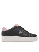 Buty dla dziewczynek - Fila Sneakersy Crosscourt Altezza Kids FFK0079.83150 Czarny - miniaturka - grafika 1