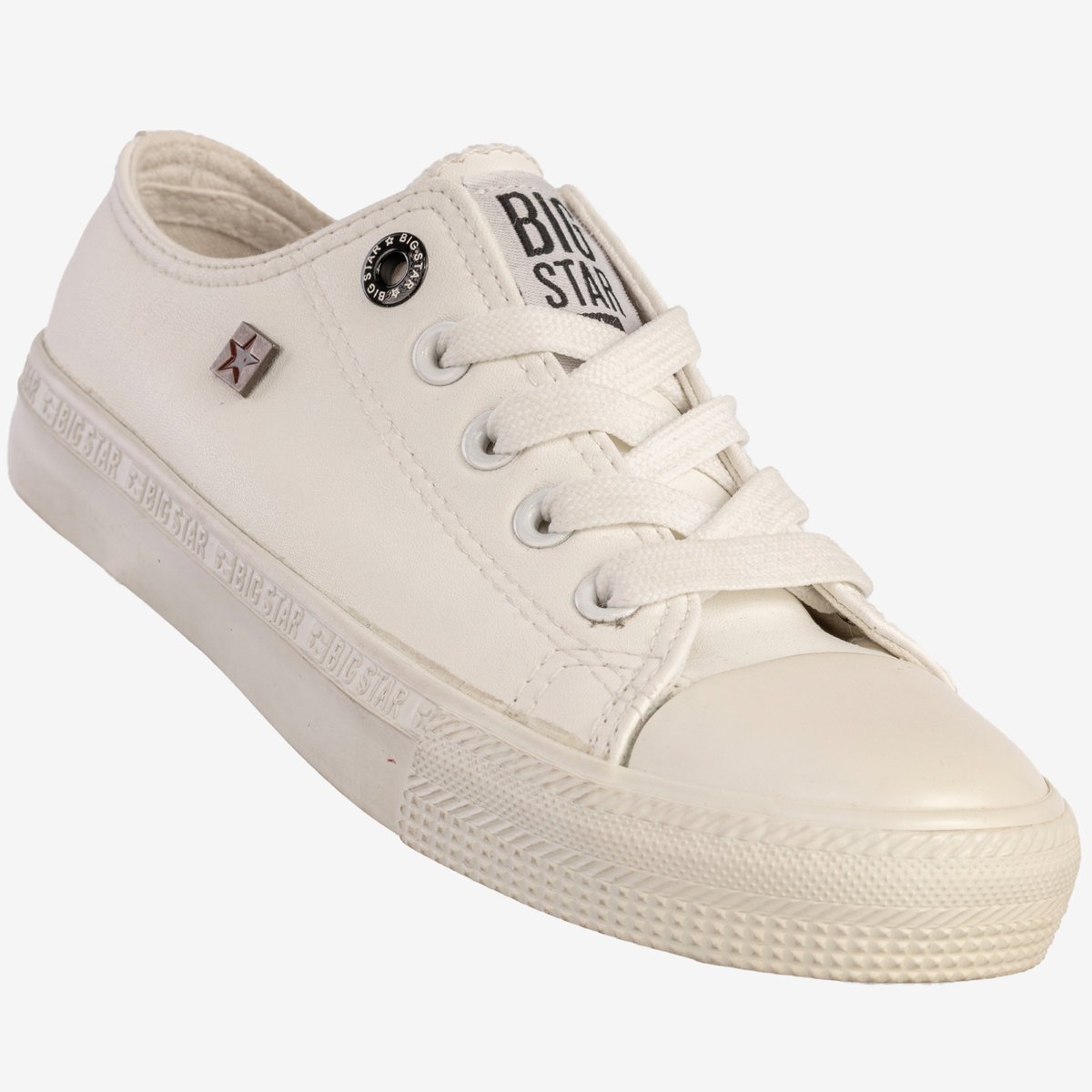 Trampki Dziecięce BIG STAR Buty Sportowe Niskie Białe BB374145 Biały 32