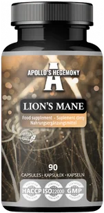 APOLLO'S HEGEMONY LION'S MANE SOPLÓWKA JEŻOWATA 90 KAPSUŁEK - Suplementy naturalne - miniaturka - grafika 1