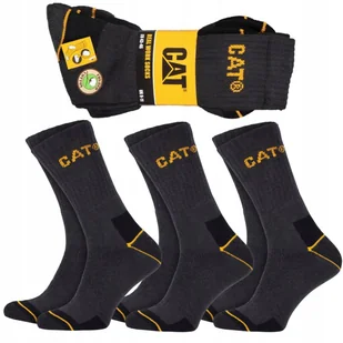 DŁUGIE SKARPETY MĘSKIE robocze skarpetki męskie Caterpillar 3 pary r. 43-46 - Skarpetki męskie - miniaturka - grafika 1