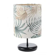 Lampy stojące - Czarna lampka nocna boho z abażurem w liście - S399 G4-H58 - miniaturka - grafika 1
