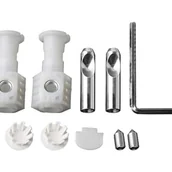 Wkręty - Uniwersalny zestaw montażowy do toalet wiszących – śruby i wkręty do montażu ściennego deski sedesowej - miniaturka - grafika 1