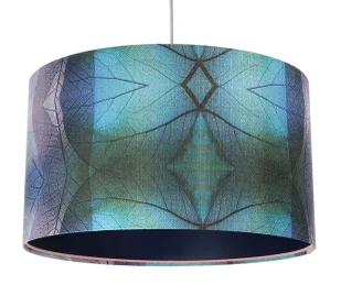 Granatowa lampa wisząca nad stół Cuvok - Lampy stojące - miniaturka - grafika 1