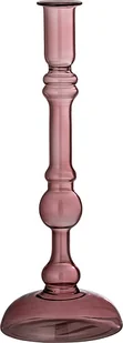 Świecznik na klasyczną świecę Ferah 26 cm szklany - Świeczniki - miniaturka - grafika 1