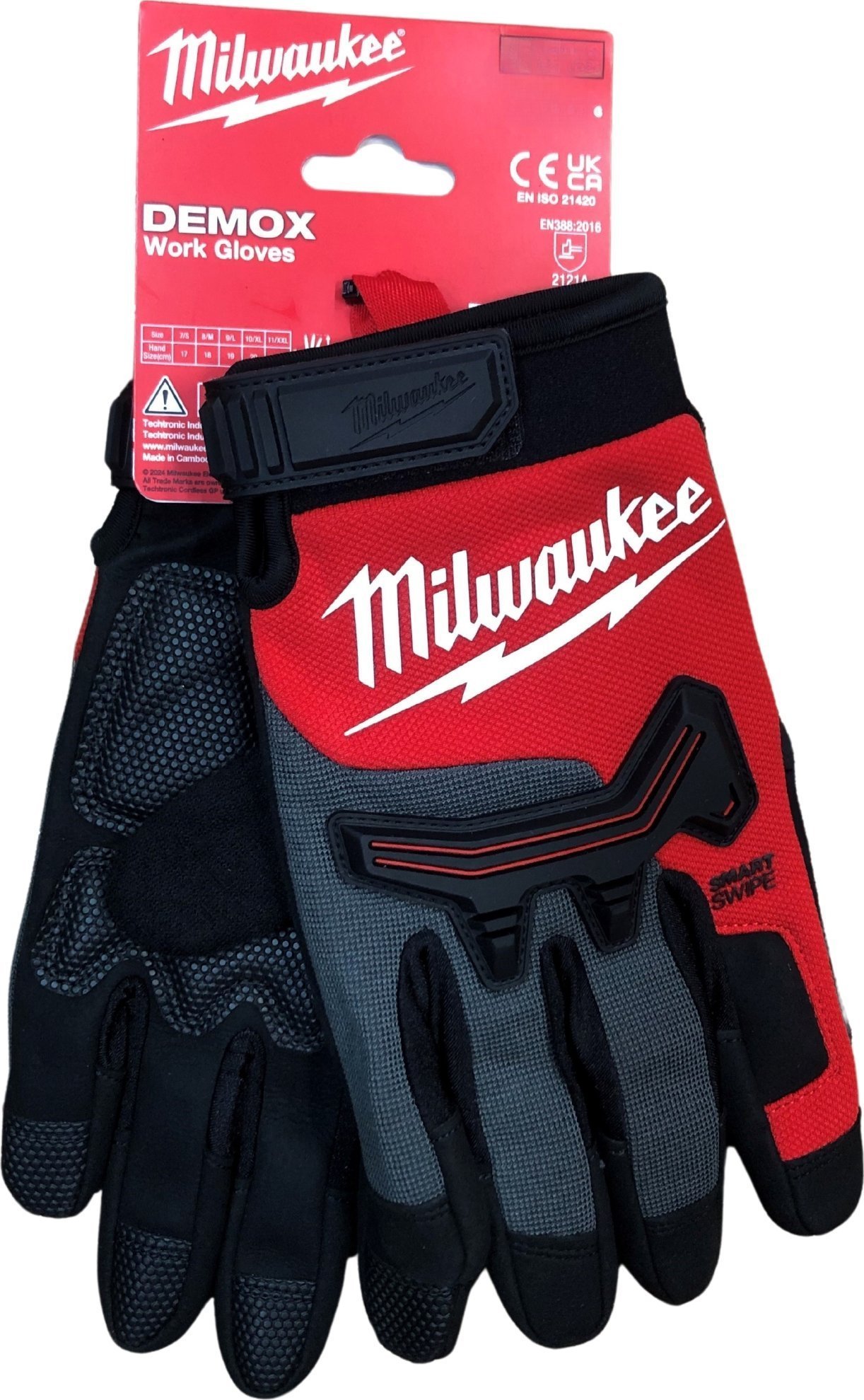 MILWAUKEE WORK GLOVES M/8 DEMOX