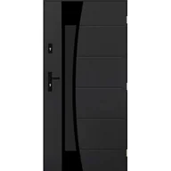 Drzwi zewnętrzne - Drzwi zewnętrzne WEZUWIUSZ antracyt 90 prawe - miniaturka - grafika 1
