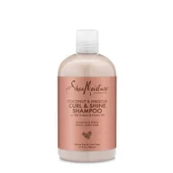 Szampony do włosów - Shea Moisture, Szampon loki i połysk, Hibiskus i kokos, 384ml - miniaturka - grafika 1