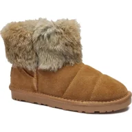 Buty dla dziewczynek - Patrizia Pepe Skórzane śniegowce - miniaturka - grafika 1