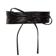 Paski - PASEK damski WIĄZANY do sukienki BOHO szeroki - miniaturka - grafika 1