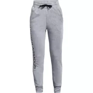 Odzież sportowa dziecięca - Spodnie dresowe dziewczęce Under Armour Rival Fleece Joggers - miniaturka - grafika 1