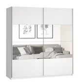 Szafy - Szafa Beta 58 2D 221X210 Biały / Lustro - miniaturka - grafika 1