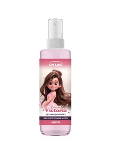 ON LINE KIDS Princess Victoria Spray do rozczesywania włosów - Muffin 200 ml - Kosmetyki kąpielowe dla dzieci - miniaturka - grafika 1