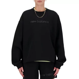 Bluza New Balance WT41556BK - czarna - Bluzy sportowe damskie - miniaturka - grafika 1