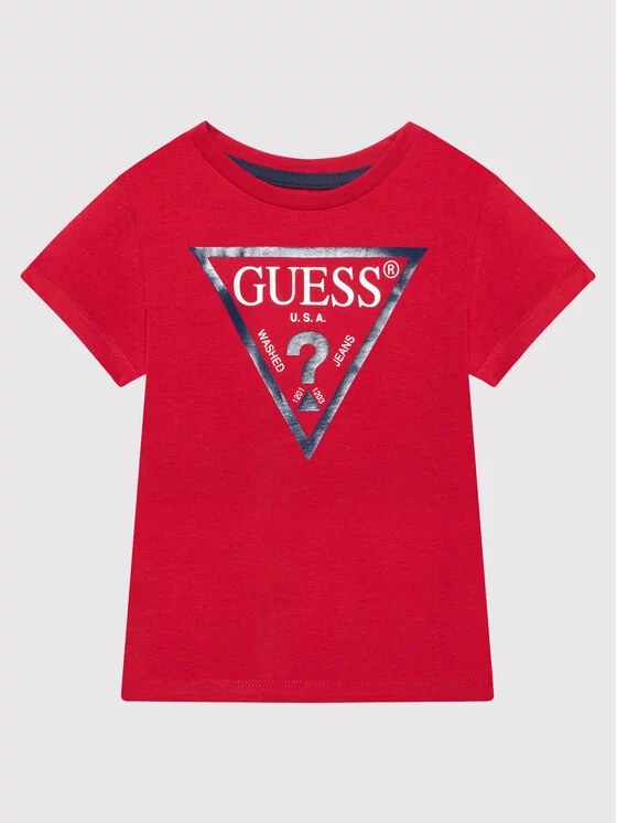 Guess T-Shirt N73I55 K8HM0 Czerwony Regular Fit