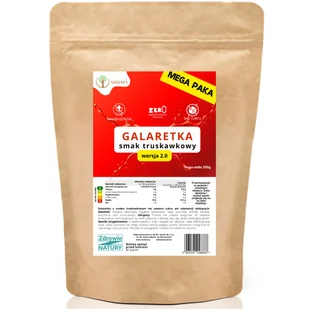 Sansei galaretka b. cukru b. słodzików op. 350g smak truskawkowy - Galaretki - miniaturka - grafika 1