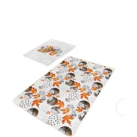 Dywaniki łazienkowe - Biało-pomarańczowe dywaniki łazienkowe zestaw 2 szt. 60x100 cm – Mila Home - miniaturka - grafika 1
