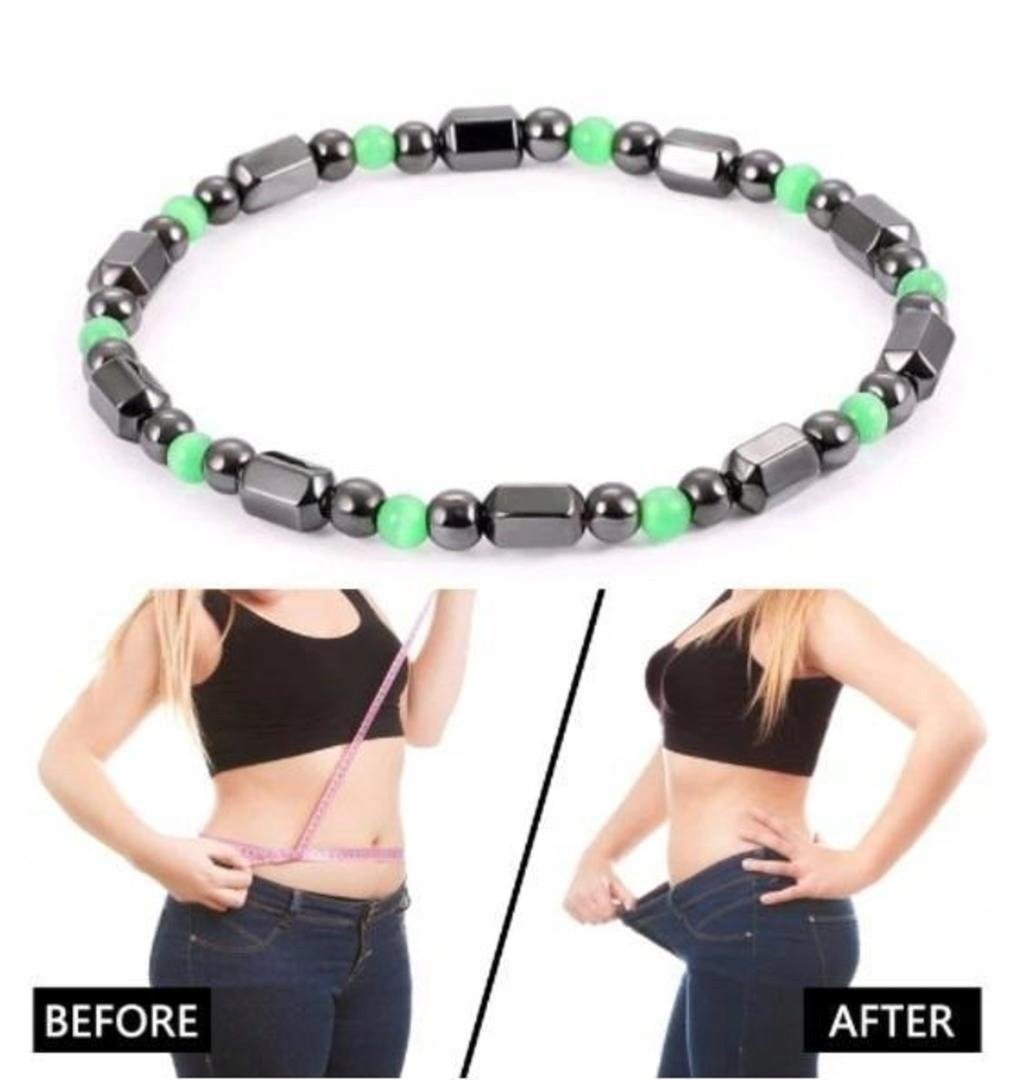 BRANSOLETKA ZDROWOTNA MAGNETYCZNA HEMATYT!