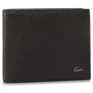 Portfele - Lacoste Duży Portfel Męski S Billfold NH3316SQ Noir 000 - grafika 1