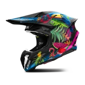 Kaski motocyklowe - Kask Cross Airoh Twist 3 Amazonia AmazoniaS - miniaturka - grafika 1
