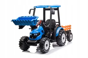 Traktor Na Akumulator Z Przyczepą Hercules Niebieski 24V - Pojazdy elektryczne dla dzieci - miniaturka - grafika 1