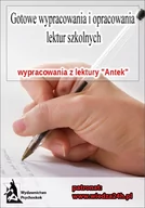 E-booki - lektury - Wypracowania - Bolesław Prus. Antek - miniaturka - grafika 1