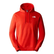 Bluzy sportowe męskie - Bluza The North Face Drew Peak 0A2S5715Q1 - czerwona - miniaturka - grafika 1