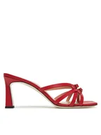 Klapki i japonki damskie - Pollini Klapki SA28217C0MTC0501 Czerwony - miniaturka - grafika 1