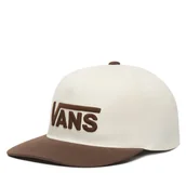 Czapki dla dzieci - Czapka z daszkiem Vans Drop V Logo Snapback VN000QAHFST1 Brązowy - miniaturka - grafika 1