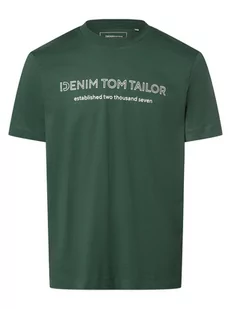 Tom Tailor Denim - T-shirt męski, zielony - Koszulki męskie - miniaturka - grafika 1