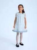 Sukienki i spódniczki dla dziewczynek - Reserved - Tiulowa sukienka z cekinami - jasnoniebieski - miniaturka - grafika 1
