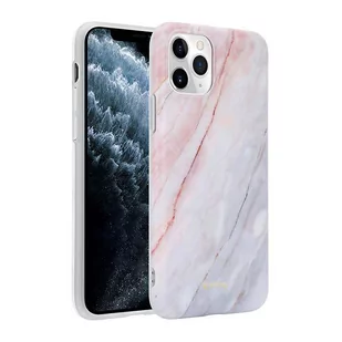 Crong Marble Case – Etui iPhone 11 Pro (różowy) - Etui i futerały do telefonów - miniaturka - grafika 2