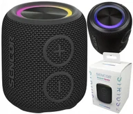 Głośniki przenośne - GŁOŚNIK BEZPRZEWODOWY BLUETOOTH SENCOR SIRIUS 2 LED 5 W TWS AUX WODOODPRONY - miniaturka - grafika 1
