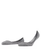 Skarpetki damskie - FALKE Kobiety Stopki Step Medium Cut W IN Zrównoważona Bawełna niewidoczne jednokolorowe 1 Para, Szary (Light Grey Melange 3390), 37-38 - miniaturka - grafika 1