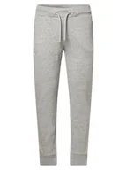 Spodnie męskie - Superdry Spodnie dresowe Mężczyźni Bawełna szary jednolity, XXL - miniaturka - grafika 1