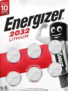 Energizer 6 x bateria litowa mini CR2032 ENE243 - Baterie i akcesoria - miniaturka - grafika 3