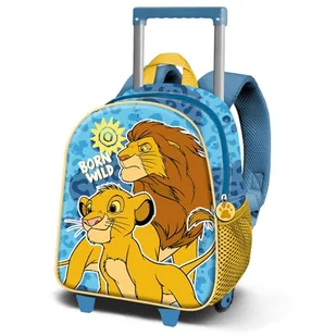 Disney Król Lew Wild-mały plecak 3D z kółkami, niebieski, 26 x 34 cm, pojemność 7 l, Niebieski Król Lew, Jeden rozmiar, Mały plecak 3D z kółkami - Plecaki - miniaturka - grafika 1