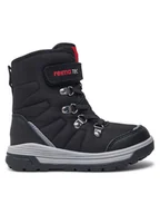 Buty dla dziewczynek - Reima Śniegowce Quicker 5400025A Czarny - miniaturka - grafika 1