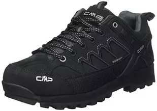 CMP Męskie buty trekkingowe Moon Low Trekking WP buty do chodzenia, czarny, 42 EU - Buty trekkingowe męskie - miniaturka - grafika 1