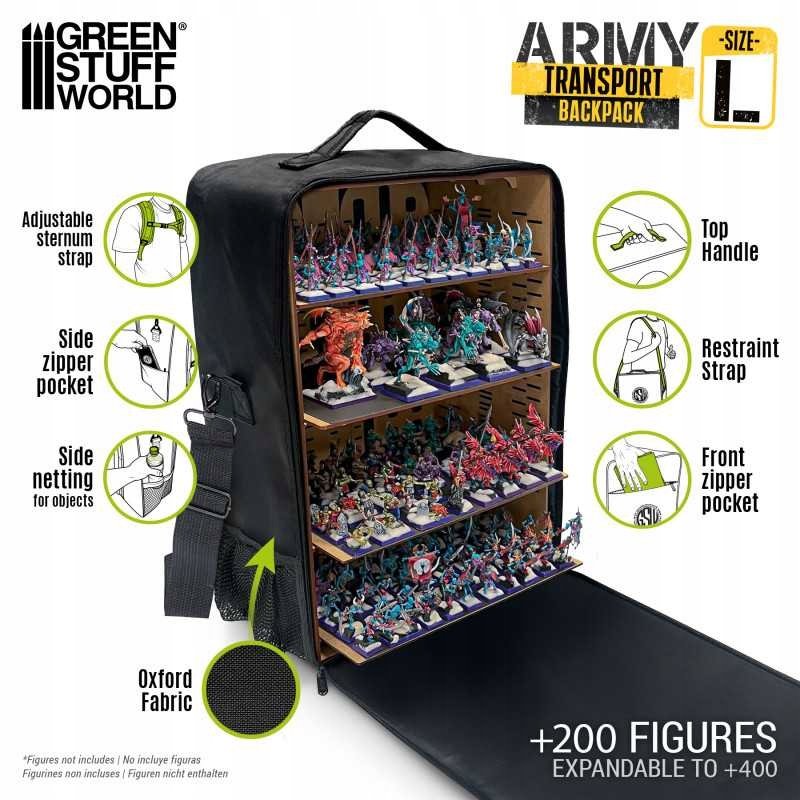 Gsw 13230 Army Transport Backpack Size L (large)(plecak na figurki)
