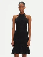 Sukienki - Guess Sukienka koktajlowa W5YK0C KCS90 Czarny Classic Fit - miniaturka - grafika 1