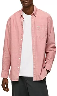 Koszule męskie - Pepe Jeans Męska koszula Lowell, pochmurny różowy, S, Chmurny różowy, S - grafika 1