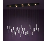 Lampy sufitowe - Eglo 390349 - LED Żyrandol ściemnialny na lince SARDENARA 8xLED/4,2W/230V 3000K - miniaturka - grafika 1