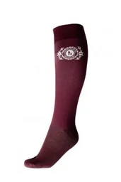HORZE Podkolanówki RUBY windsor wine - - Skarpetki jeździeckie - miniaturka - grafika 1