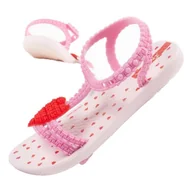 Buty dla dziewczynek - Sandały Ipanema My First Ipanema Baby Jr 81997BC815 różowe - miniaturka - grafika 1