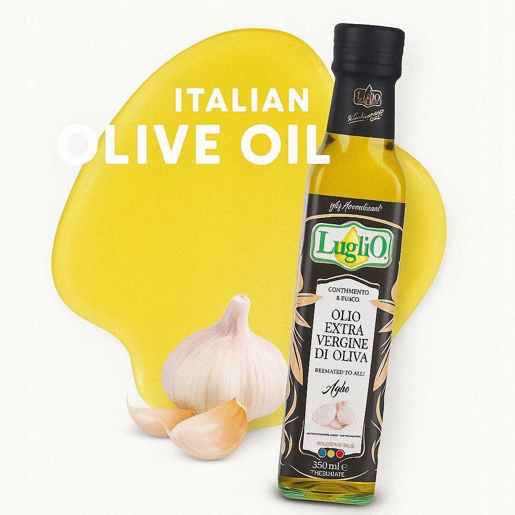 Oliwa z oliwek extra virgin czosnkowa Luglio 250 ml