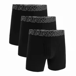 Męskie bokserki Under Armour M UA Perf Cotton 6in Rozmiar: XL / Kolor: czarny/biały - Majtki męskie - miniaturka - grafika 1